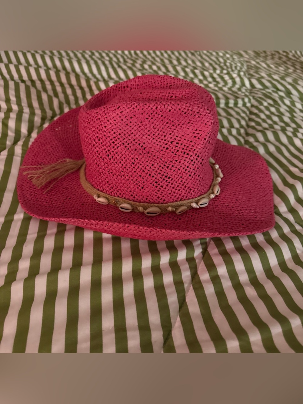 HOT PINK BOHO COWGIRL HAT